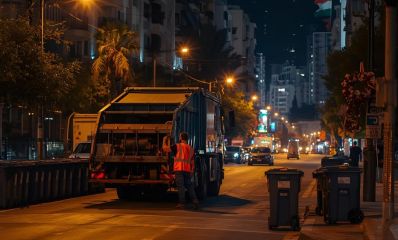 משאית פינוי אשפה בלילה, הדמיית בינה מלאכותית: מרחב אונליין