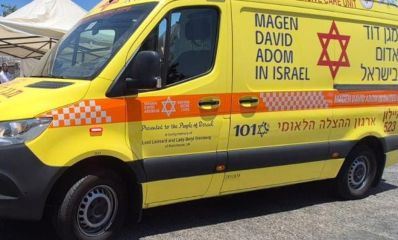 אמבולנס טיפול נמרץ של מד"א מרחב איילון, צילום: מד"א